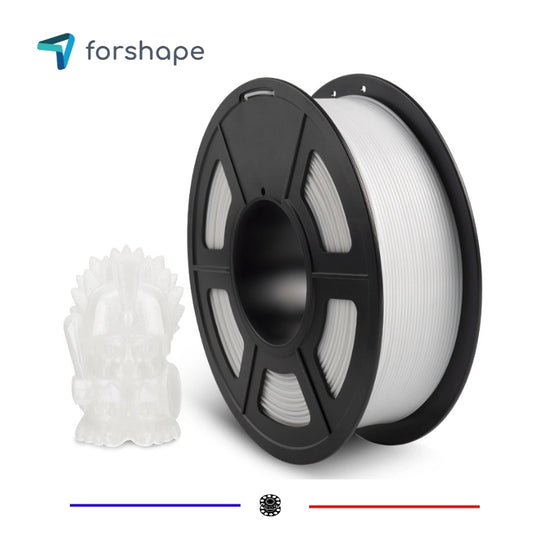 FORSHAPE-Filament Blanc ecoPETG -1.75MM - 1KG