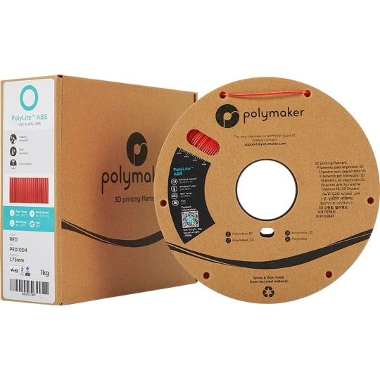 POLYLITE - Filament Rouge ABS - 1.75MM - 1KG