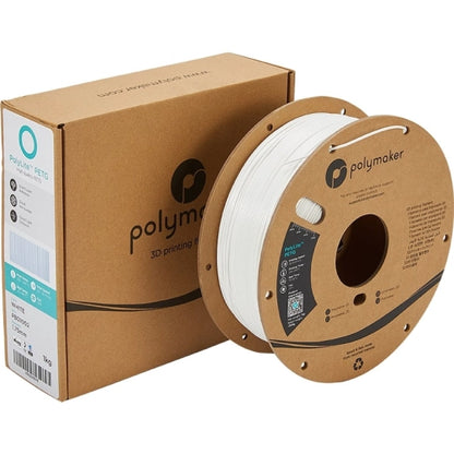 Polymaker - PolyLite PETG Blanc - 1.75MM - 1 KG