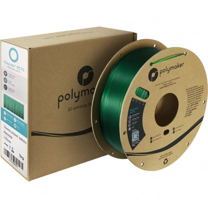 Polymaker - PolyLite PETG Vert Transparent - 1.75MM - 1 KG