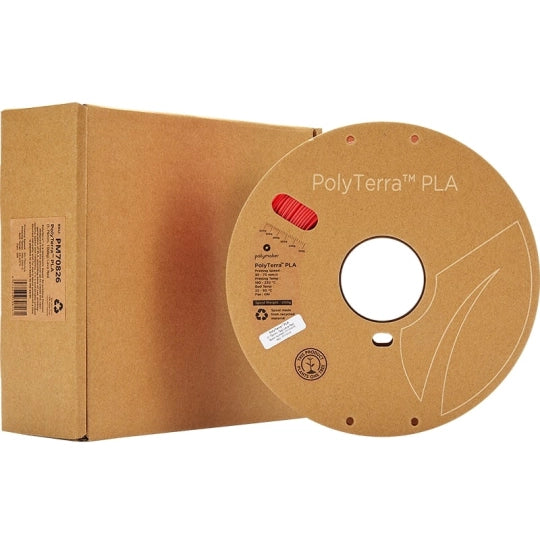 POLYTERRA- Filament Rouge Lave  PLA - 1.75MM - 1KG