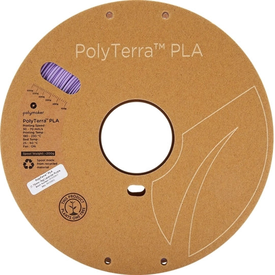 POLYTERRA- Filament Violet Lavande  PLA - 1.75MM - 1KG